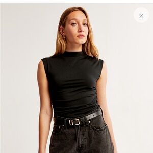 NWOT Abercrombie Dark Grey Paloma Top